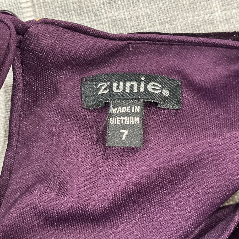 Girls purple dress size 7 - Picture 6 of 11